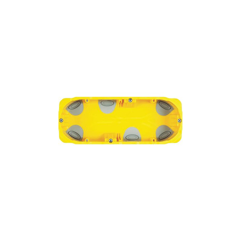 Doza gips carton Bticino PB506N, incastrata, modulara, 6 module, 183 x 71 x 52 mm