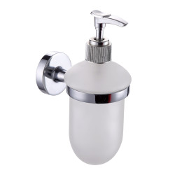Dozator sapun lichid Iobagno Alfa AC1504, sticla, montaj suspendat, 200 ml