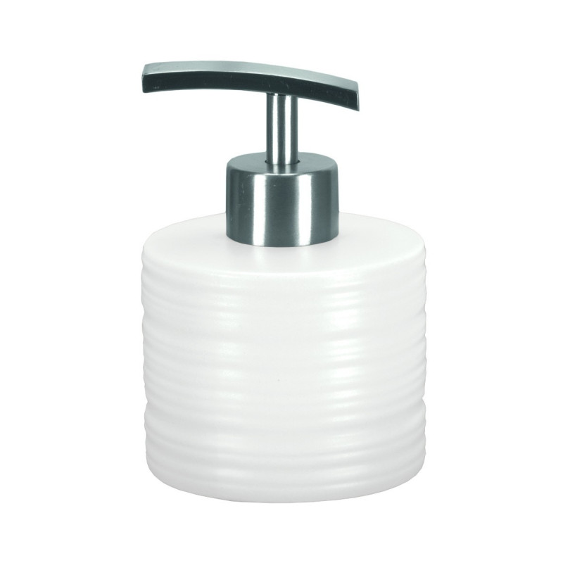 Dozator sapun lichid Kleine Wolke Sahara 34131, ceramica, alb perlat, 250 ml Dozator sapun lichid Kleine Wolke Sahara 34131, ceramica, alb perlat, 250 ml