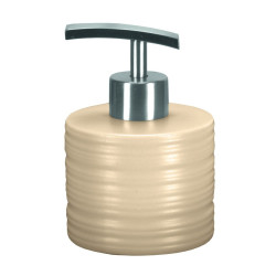 Dozator sapun lichid Kleine Wolke Sahara 34143, ceramica, bej perlat, 250 ml