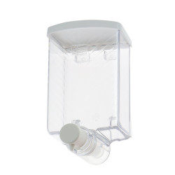 Dozator sapun lichid, Lider 301, montaj suspendat, transparent, 650 ml