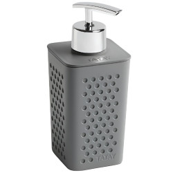 Dozator sapun lichid Tatay Bohol S6420200, polipropilena, gri antracit, 300 ml
