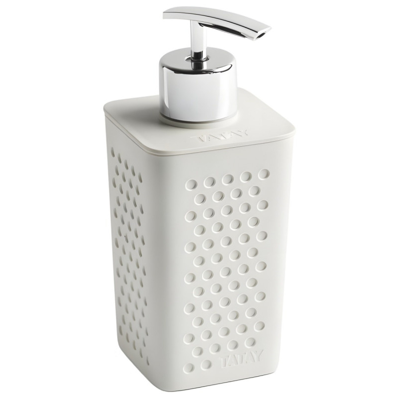 Dozator sapun lichid Tatay Bohol S6420201, polipropilena, alb, 300 ml