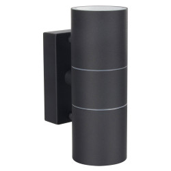Aplica exterior Spot 2 KL132003, orientare in sus / in jos, 2 x GU10, negru, modern