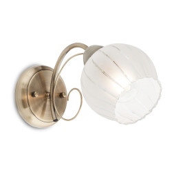 Aplica Jennifer 02-738, 1 x E27, alama antica + satin, clasica