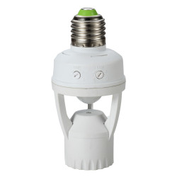 Dulie cu senzor E27 Hepol ST451B, alba, 360 grade, IP20