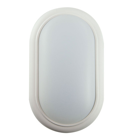 Aplica LED aparenta Hepol 15W 1200lm ovala lumina rece 6500 K, IP44, moderna