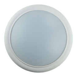 Aplica LED aparenta Hepol 15W 1200lm rotunda lumina rece 6500 K, IP44, moderna