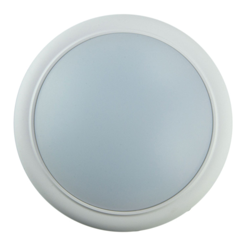 Aplica LED aparenta Hepol 15W 1200lm rotunda lumina rece 6500 K, IP44, moderna