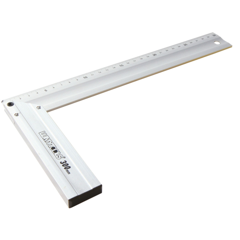 Echer din aluminiu, pentru tamplarie, Lumytools LT18360, 300 mm