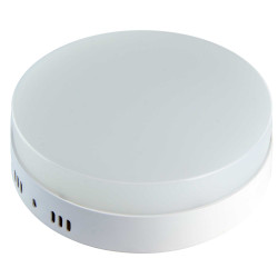 Aplica LED aparenta Hepol 18W 1600lm rotunda lumina rece 6500 K, IP20, moderna