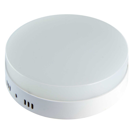 Aplica LED aparenta Hepol 18W 1600lm rotunda lumina rece 6500 K, IP20, moderna