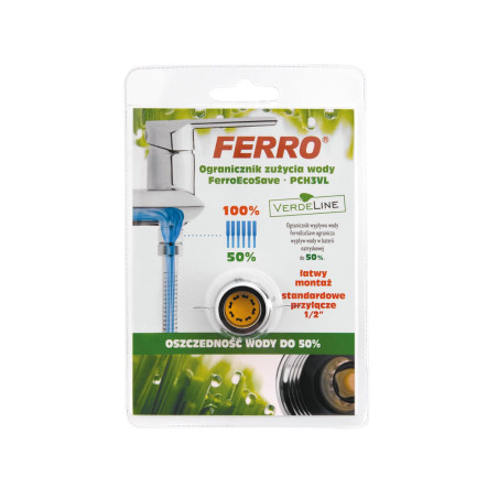 Economizor pentru baterie, Ferro EcoSave PCH3VL, alama