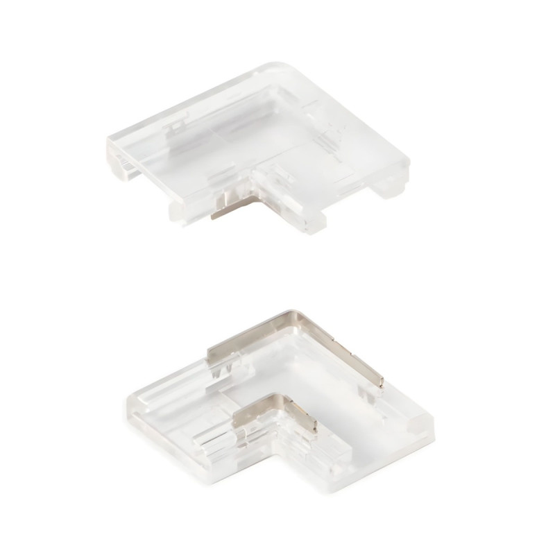 Element de conexiune liniara in L pentru banda LED, Arelux Xsolis SLS06L8, IP20, set 5 buc