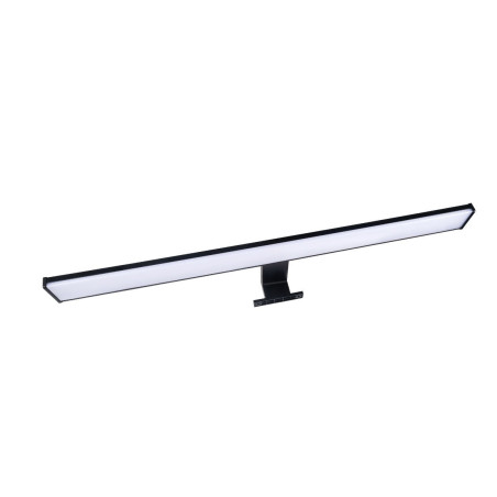 Aplica LED pentru baie Hoff Banjo, 12 W, 850 lm, lumina neutra, IP44, negru + alb, modern