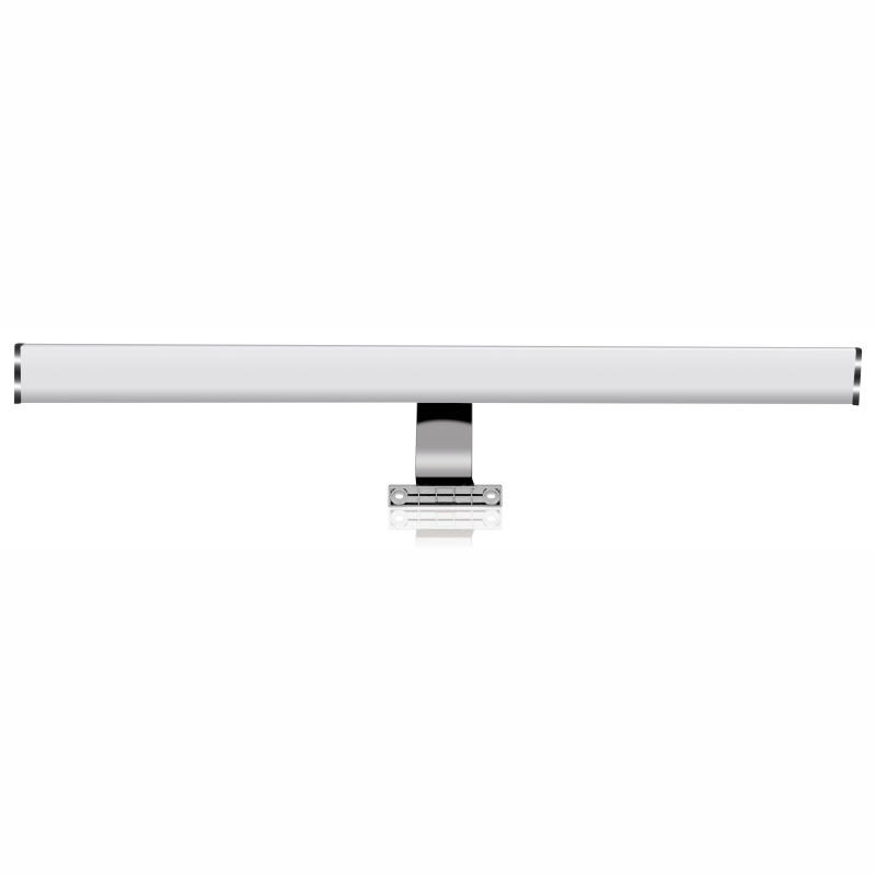 Aplica LED pentru baie Hoff Bath, 12W, 960 lm, lumina neutra 4000 K, IP44, 60 cm, crom, modern