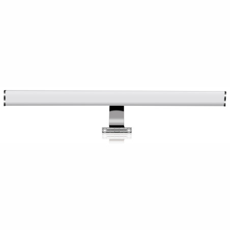 Aplica LED pentru baie Hoff Bath, 12W, 960 lm, lumina neutra 4000 K, IP44, 60 cm, crom, modern