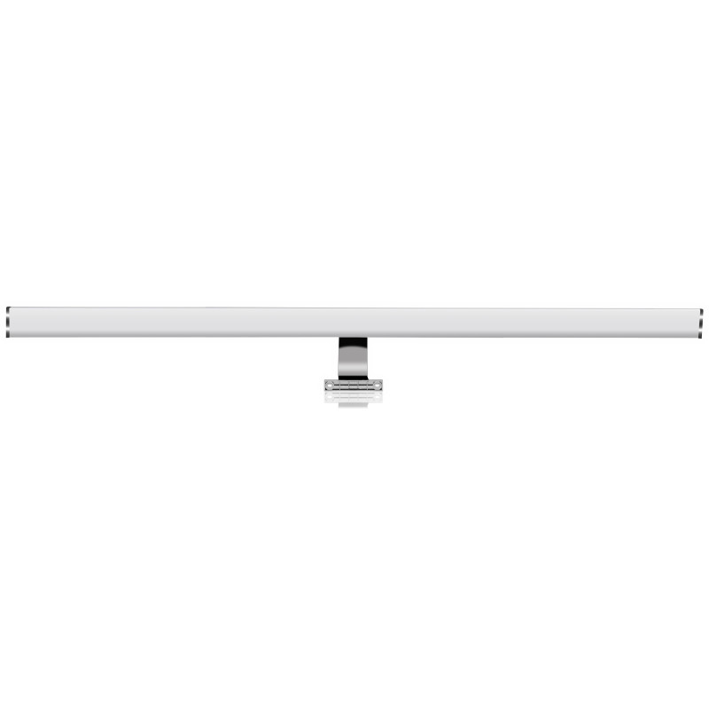 Aplica LED pentru baie Hoff Bath, 15W, 1500 lm, lumina neutra 4000 K, IP44, 90 cm, crom, modern