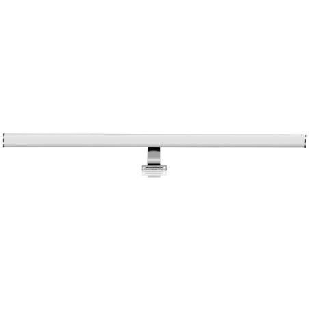Aplica LED pentru baie Hoff Bath, 15W, 1500 lm, lumina neutra 4000 K, IP44, 90 cm, crom, modern