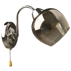 Aplica Leno KL101043, 1 x E27, argintiu + fumuriu, clasica