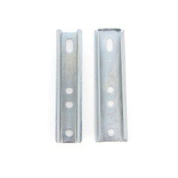 Elemente de cuplare canapele, din otel zincat, 121 x 33 mm, set 2 bucati