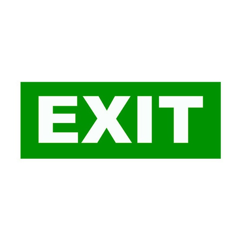 Eticheta exit 6W