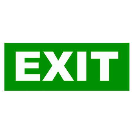 Eticheta exit 6W
