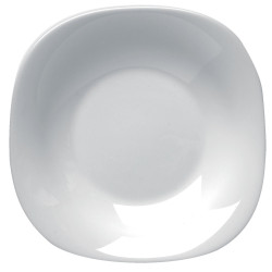 Farfurie adanca Parma, opal, alb, 23 cm