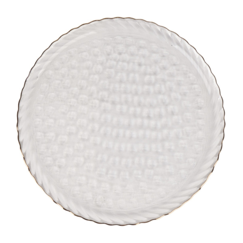 Farfurie desert 2NPP825-CGR, sticla, transparent, 21 cm