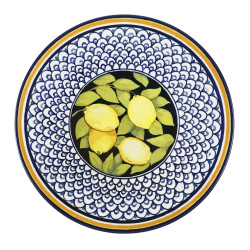 Farfurie desert Monaco Lemon 20I66, ceramica, multicolora, 20 cm