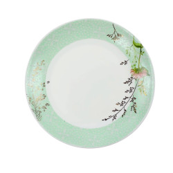 Farfurie desert NMP75T, 19 cm, sticla opal, multicolor