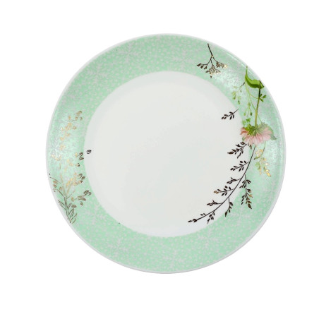 Farfurie desert NMP75T, 19 cm, sticla opal, multicolor