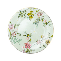 Farfurie intinsa 21066G, sticla termica, multicolor, 25 cm