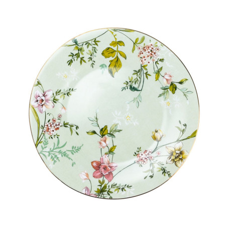 Farfurie intinsa 21066G, sticla termica, multicolor, 25 cm
