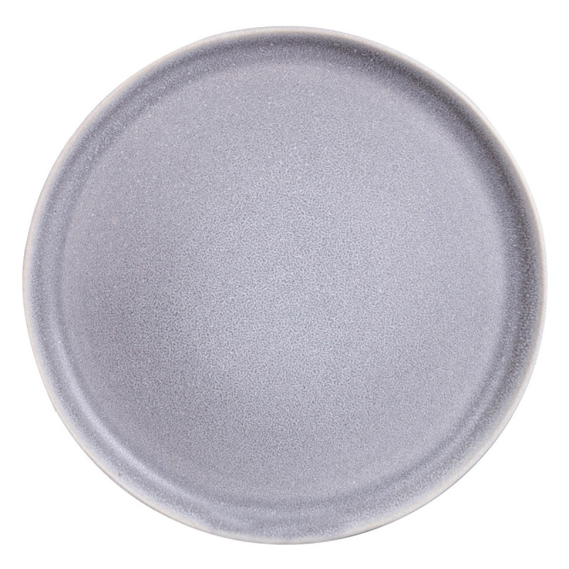 Farfurie intinsa D4112A, portelan, gri, 25 cm