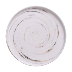 Farfurie intinsa PM025-DT, portelan, crem, 21 cm