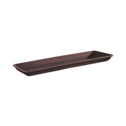 Farfurie jardiniera Naxos, plastic, interior / exterior, bronz, 58.5 x 18.5 x 3.5 cm