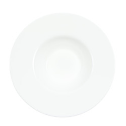 Farfurie paste, sticla termica, alb, 26 cm
