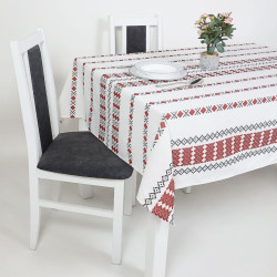 Fata de masa Carolina, bumbac + poliester, multicolor, 135 x 220 cm