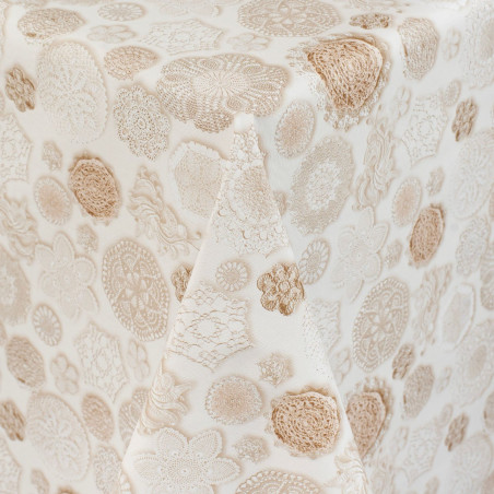 Fata de masa impermeabila 774520, PVC, bej, 140 cm