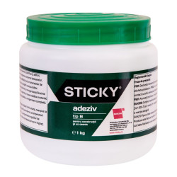 Aracet tip B pentru constructii, Sticky, interior / exterior, alb, 1 kg