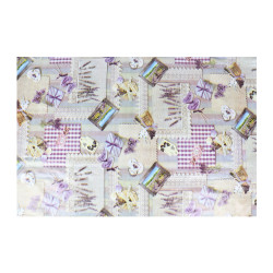 Fata de masa impermeabila la rola 20 m, Lavender W0392, PVC, latime 140 cm