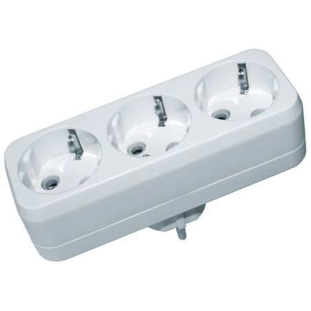 Adaptor 3 prize Lohuis, contact de protectie, linear