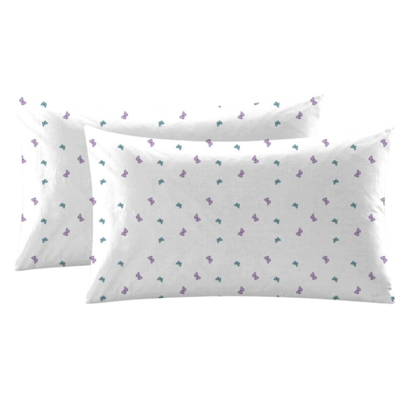 Fata de perna Deluxe Pucioasa Della, bumbac, multicolor, 50 x 70 cm, set 2 bucati