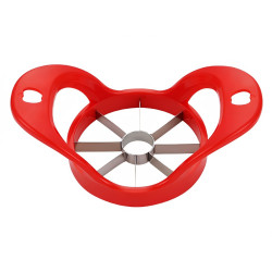 Feliator fructe Paxton CV-001, inox + plastic, rosu, 18 x 6.3 cm