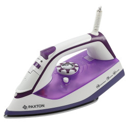 Fier de calcat Paxton FC-2500C1, 2500 W, talpa ceramica, 0.30 litri, 0.8 g/min, sistem auto-curatare, abur vertical, sistem anti