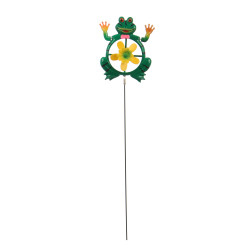 Figurina broasca T2, Versay, din PVC, decoratiune gradina, H 16 cm