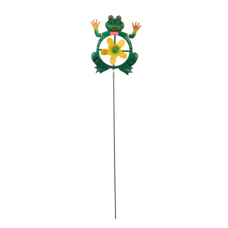 Figurina broasca T2, Versay, din PVC, decoratiune gradina, H 16 cm