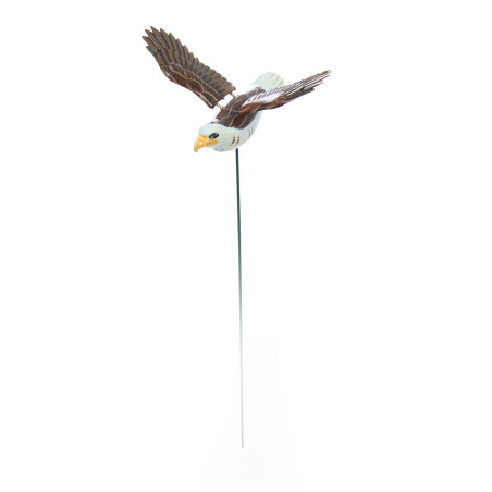 Figurina pasare T1, din PVC, decoratiune gradina, H 21 cm