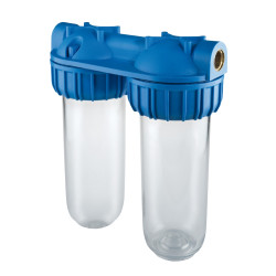 Filtru apa potabila, ATLAS Filtri Senior Duplex Plus 3P - AFO SX - AX, 3/4"